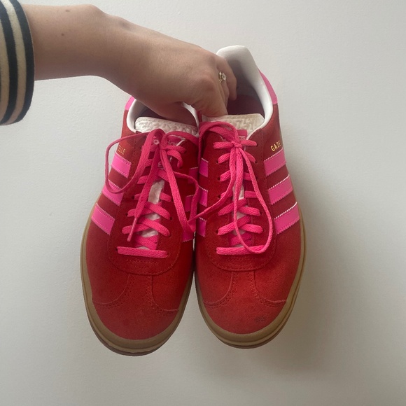 Adidas Gazelle Bold - Red and Pink - Picture 2 of 4